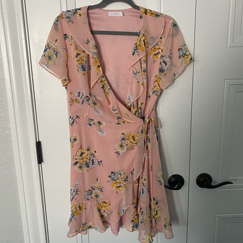 Lush wrap dress